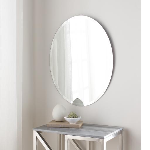 Surya Contour CON-002 28"H x 22"W x 0.4"D Mirror