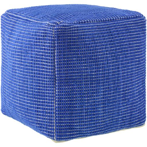 Surya Chunky Grid CUPF-004 18"H x 18"W x 18"D Pouf