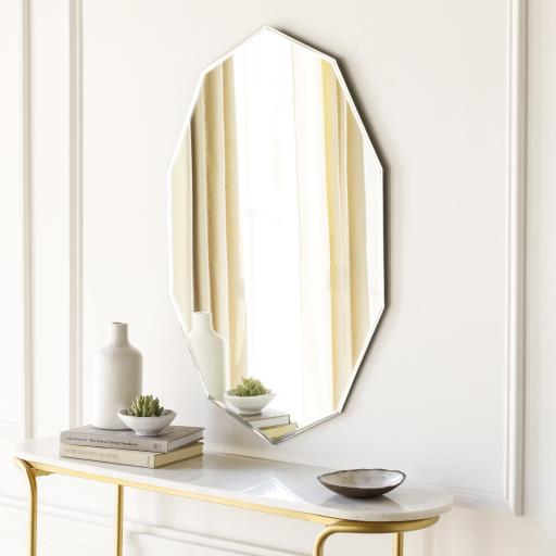 Surya Crystalline CYA-101 24"H x 36"W x 0.2"D Mirror