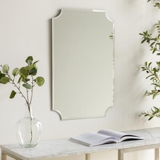 Surya Crystalline CYA-102 12"H x 18"W x 0.2"D Mirror