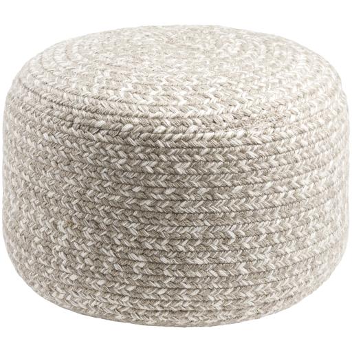 Surya Entwined EDPF-003 12"H x 18"W x 18"D Pouf