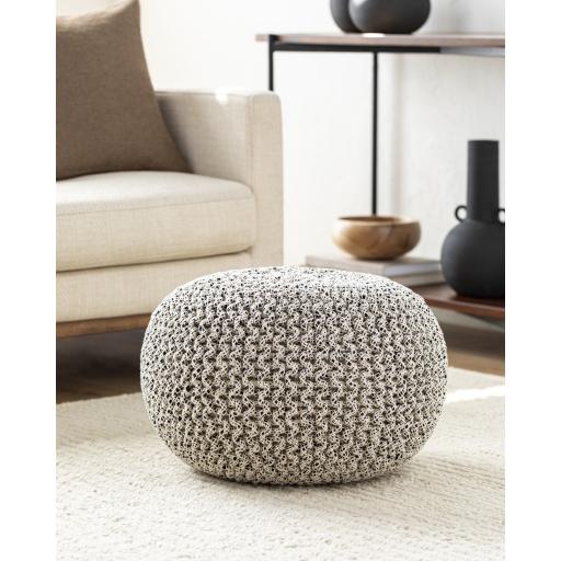 Surya Gravity GRPF-001 14"H x 20"W x 20"D Pouf