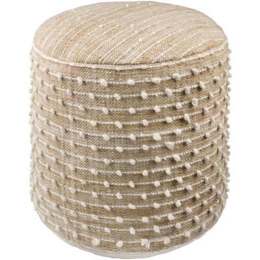 Surya Imani IMPF-001 18"H x 18"W x 18"D Pouf