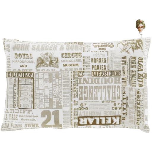 Surya Mind Games MNG-006 13"H x 20"W Pillow Kit