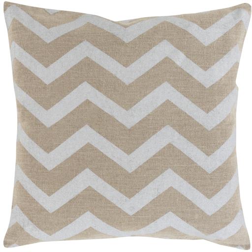 Surya Metallic Stamped MS-002 20"H x 20"W Pillow Kit