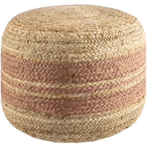 Surya Mallows MWPF-002 14"H x 18"W x 18"D Pouf