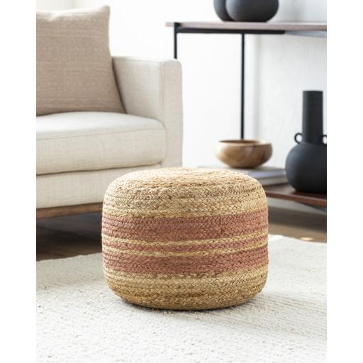 Surya Mallows MWPF-002 14"H x 18"W x 18"D Pouf