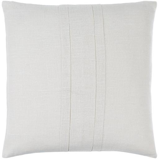 Surya Pleated Cotton PAC-001 18"H x 18"W Pillow Cover