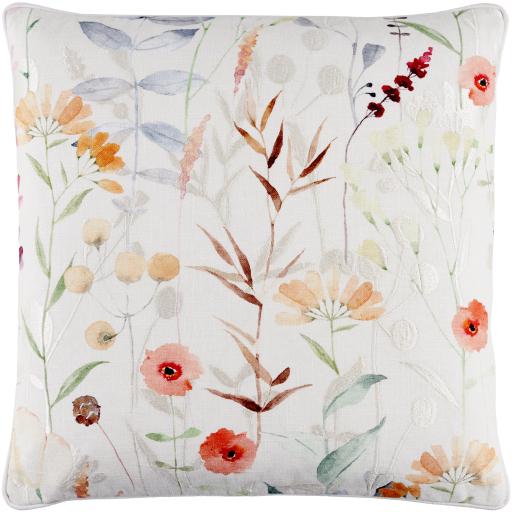 Surya Painterly Florals PFL-003 20"H x 20"W Pillow Kit