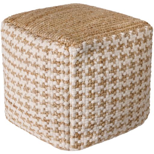 Surya Palna PNPF-001 18"H x 18"W x 18"D Pouf