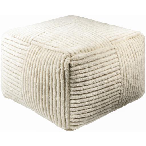 Surya Tunisia TUPF-001 14"H x 24"W x 24"D Pouf