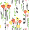 A-Street Prints Whimsy Mabel Yellow Wallpaper