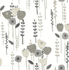 A-Street Prints Whimsy Mabel Grey Wallpaper