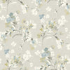 Brewster Home Fashions Chesapeake Wildflower Azalea Floral Branches Light Grey Wallpaper