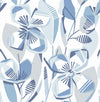 A-Street Prints Whimsy Nathalie Blue Wallpaper