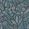 A-Street Prints Whimsy Briar Teal Wallpaper