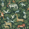 A-Street Prints Whimsy Rigby Green Wallpaper