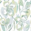 A-Street Prints Whimsy Nathalie Light Green Wallpaper