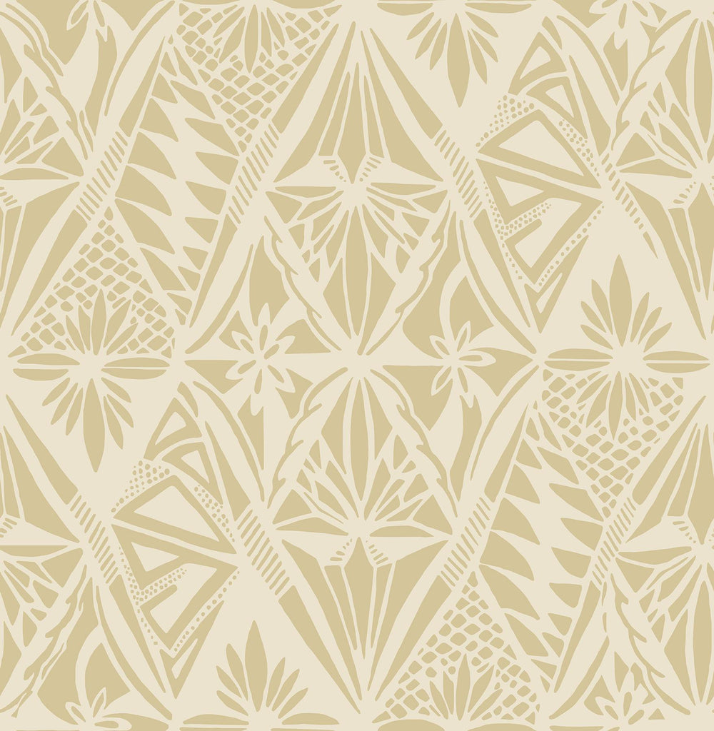 A-Street Prints Urbane Yellow Diamonds Wallpaper