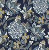 A-Street Prints Harmony Valdivian Indigo Wallpaper