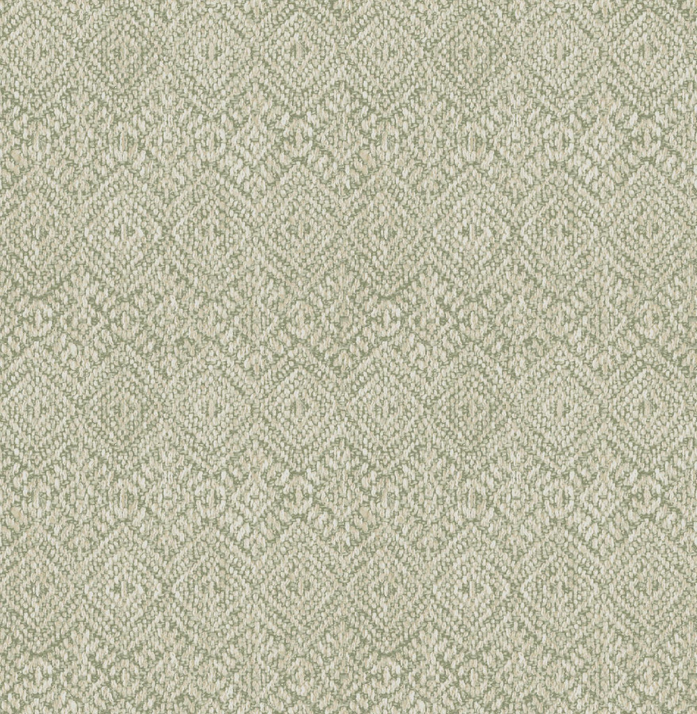 A-Street Prints Gallivant Sage Woven Geometric Wallpaper