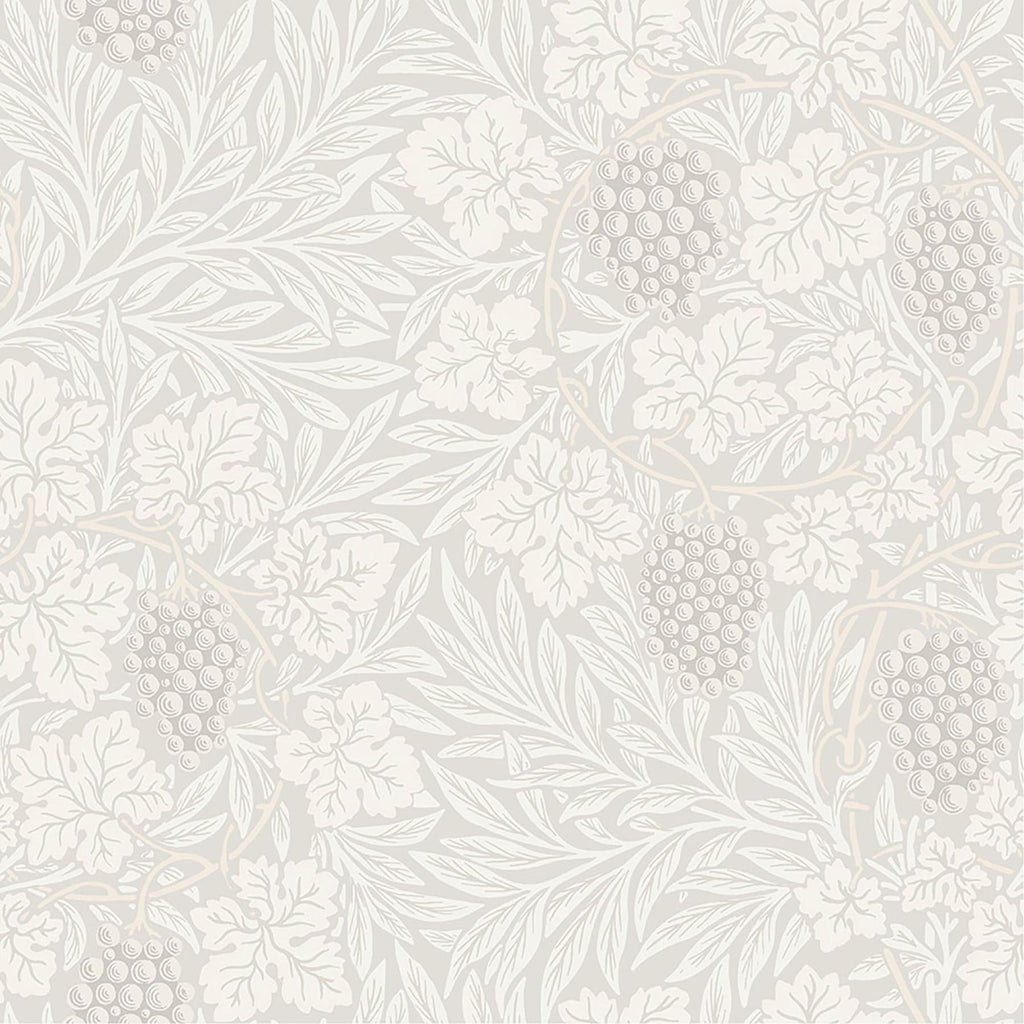 A-Street Prints Vine White Woodland Fruits Wallpaper