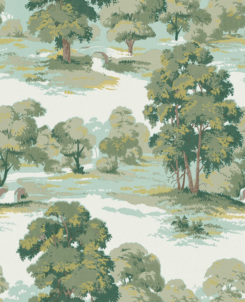 Brewster Home Fashions Sherwood Green Glade Wallpaper