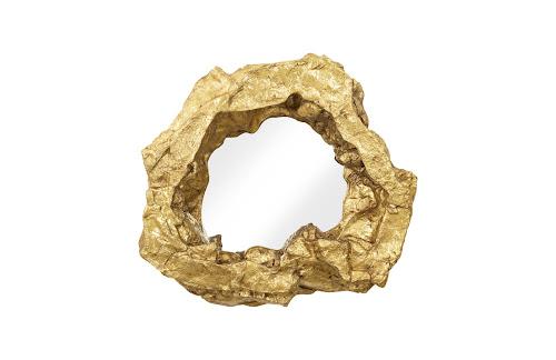 Phillips Collection Rock Pond Gold Leaf Mirror