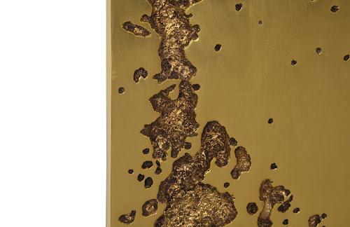 Phillips Collection Splotch Wall Art, Rectangle, Gold Leaf Gold Accent