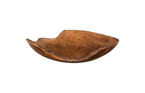 Phillips Collection Teak Wood Natural Bowl