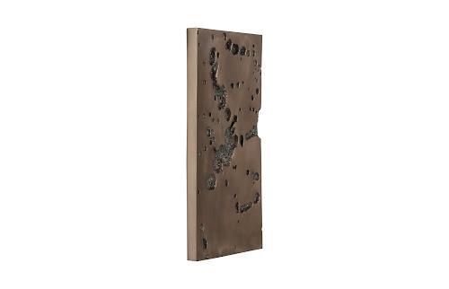 Phillips Collection Splotch Wall Art Rectangle Bronze Finish Accent