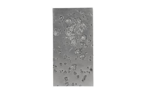 Phillips Collection Splotch Wall Art Rectangle Silver Leaf Accent