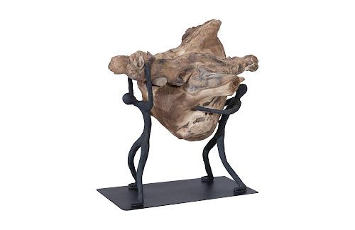 Phillips Collection Atlas  Sculpture Freeform High Lift With Base Tabletop