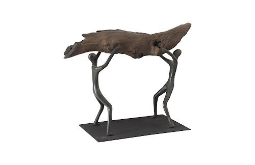 Phillips Collection Atlas  Sculpture Freeform High Lift With Base Tabletop