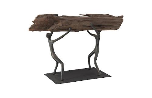 Phillips Collection Atlas  Sculpture Freeform High Lift With Base Tabletop