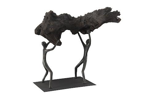 Phillips Collection Atlas  Sculpture Freeform High Lift With Base Tabletop