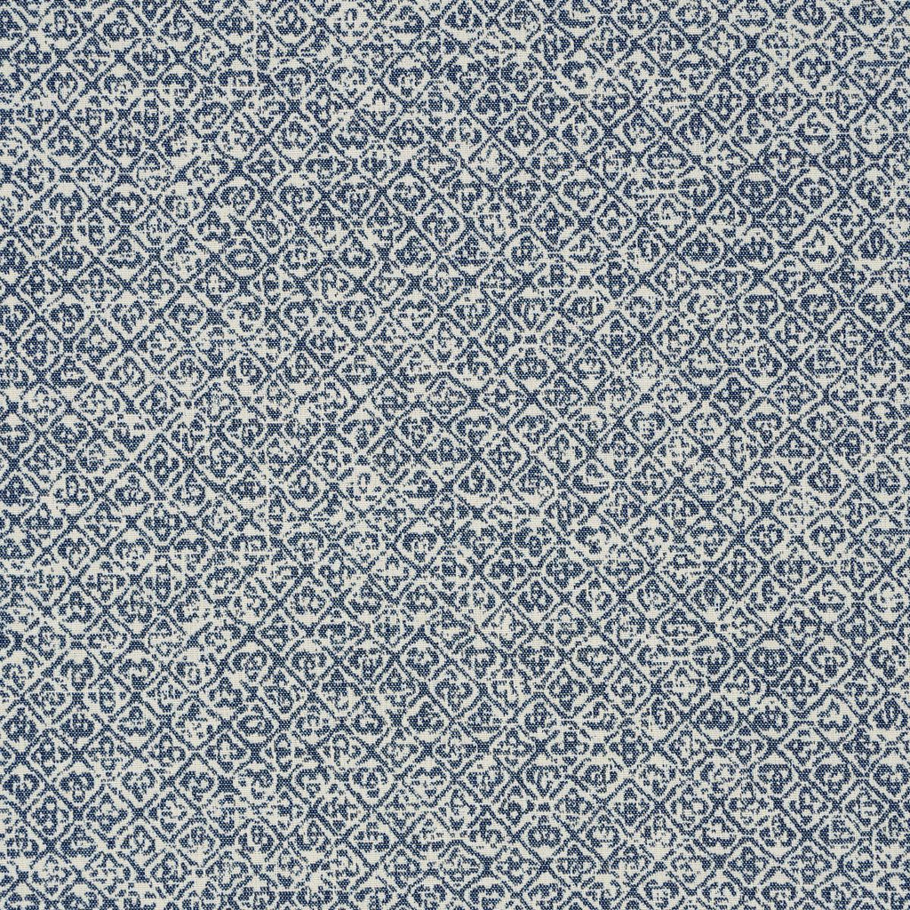 Schumacher Sarong Weave Indoor/Outdoor Indigo Fabric