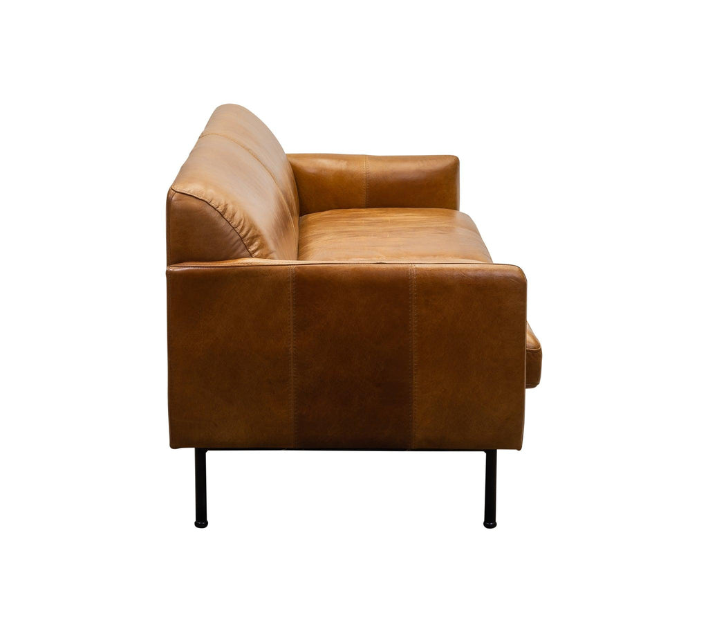 Olivia & Quinn Samba  Loveseat in Yukon Saddle