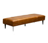 Olivia & Quinn Convo  Bench Ottoman In Yukon Saddle