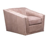 Olivia & Quinn Bleeker Swivel Chair In Hepburn Taupe