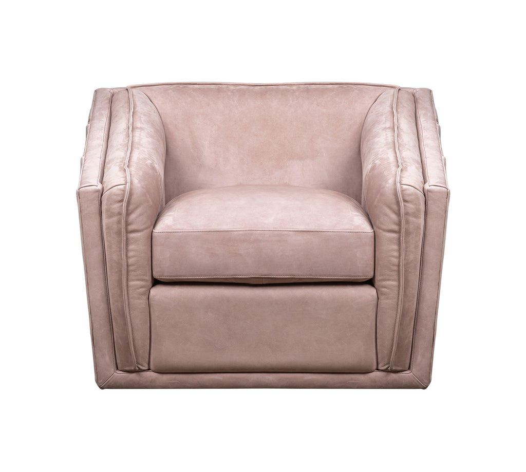 Olivia & Quinn Bleeker Swivel Chair in Hepburn Taupe