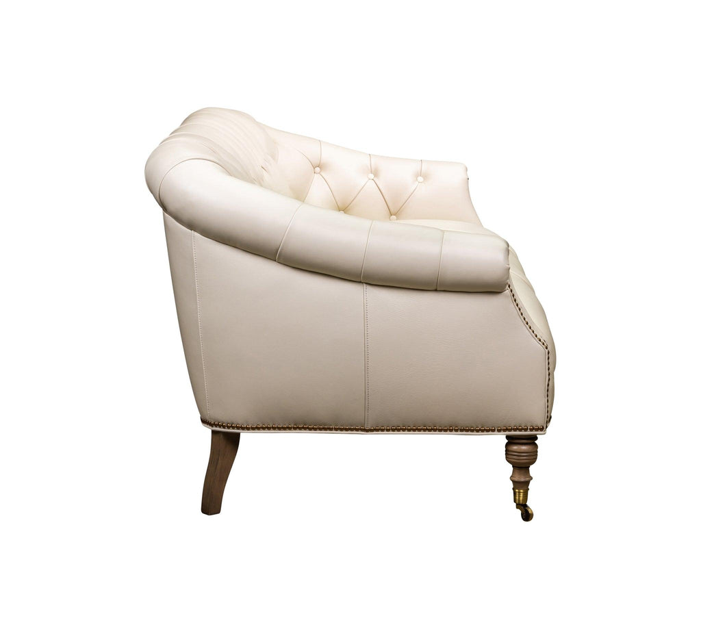 Olivia & Quinn Corrine  Loveseat in Ashland Pearl