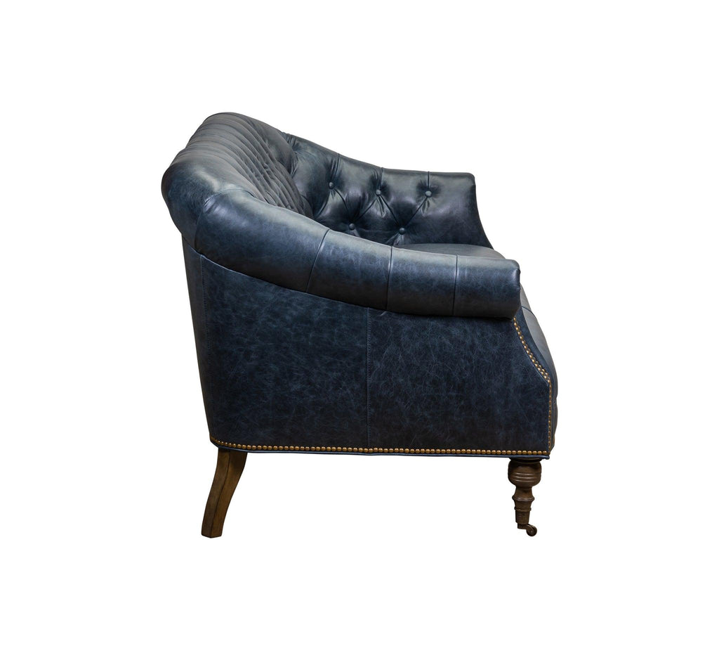 Olivia & Quinn Corrine Loveseat in Kardi Sapphire