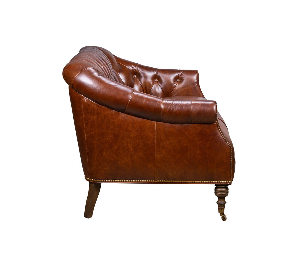 Olivia & Quinn Corrine  Loveseat in Linden Chocolate