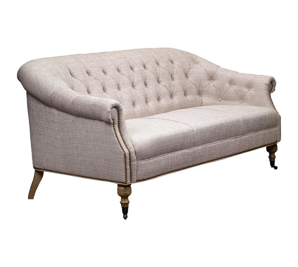 Olivia & Quinn Corrine  Loveseat in Orville Porcelain w/ Never Fear Protection