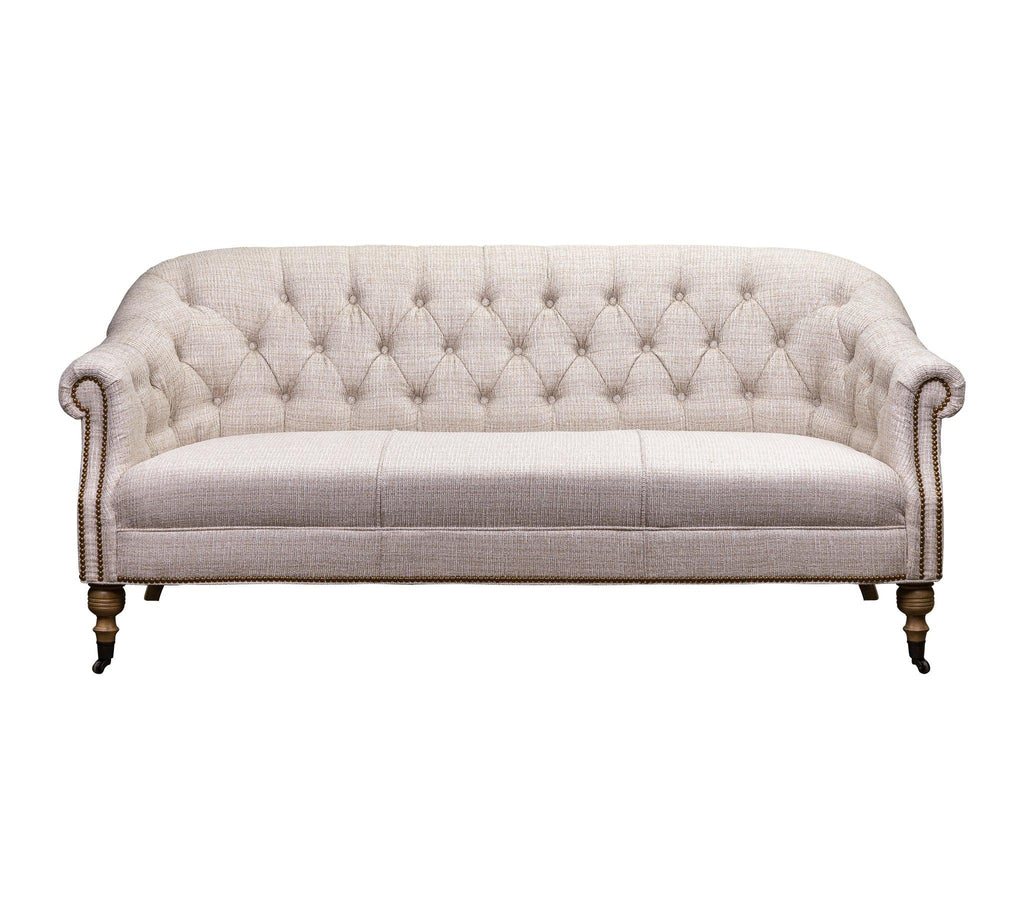 Olivia & Quinn Corrine  Loveseat in Orville Porcelain w/ Never Fear Protection