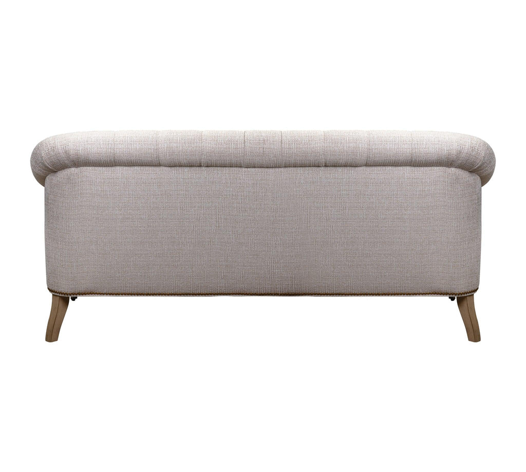 Olivia & Quinn Corrine  Loveseat in Orville Porcelain w/ Never Fear Protection