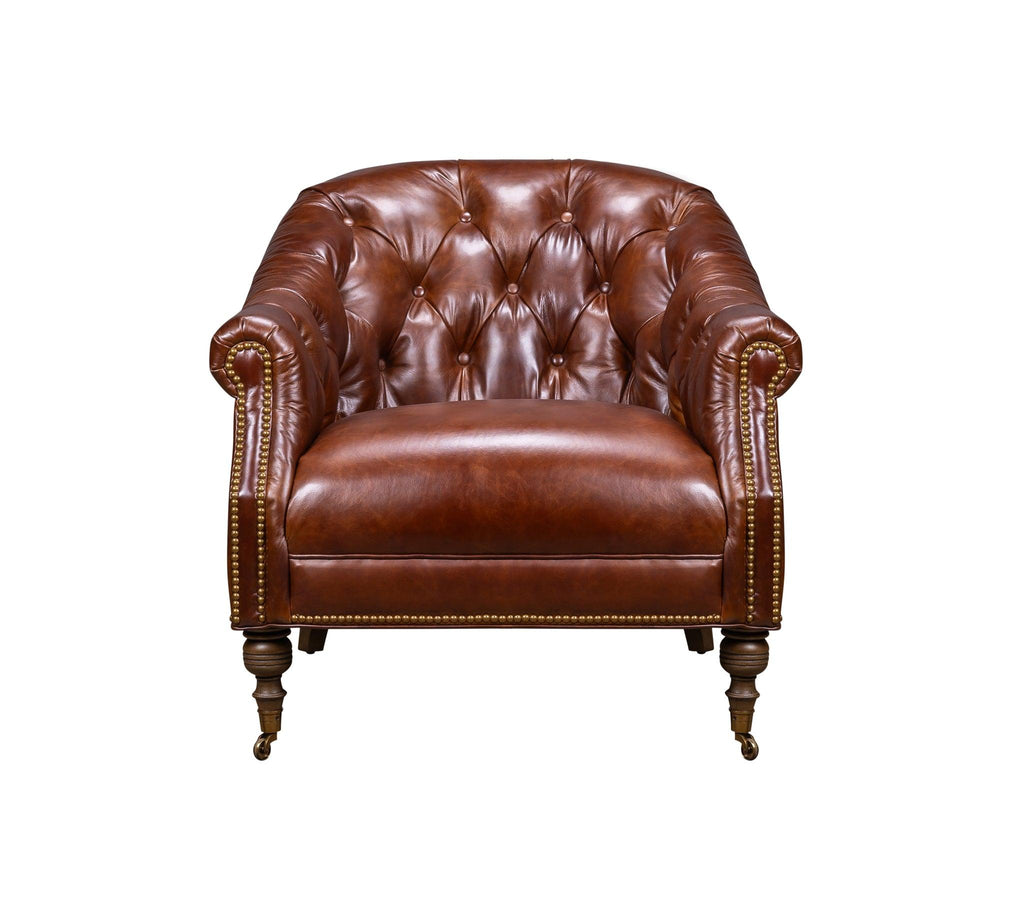 Olivia & Quinn Corrine Chair in Linden Chocolate