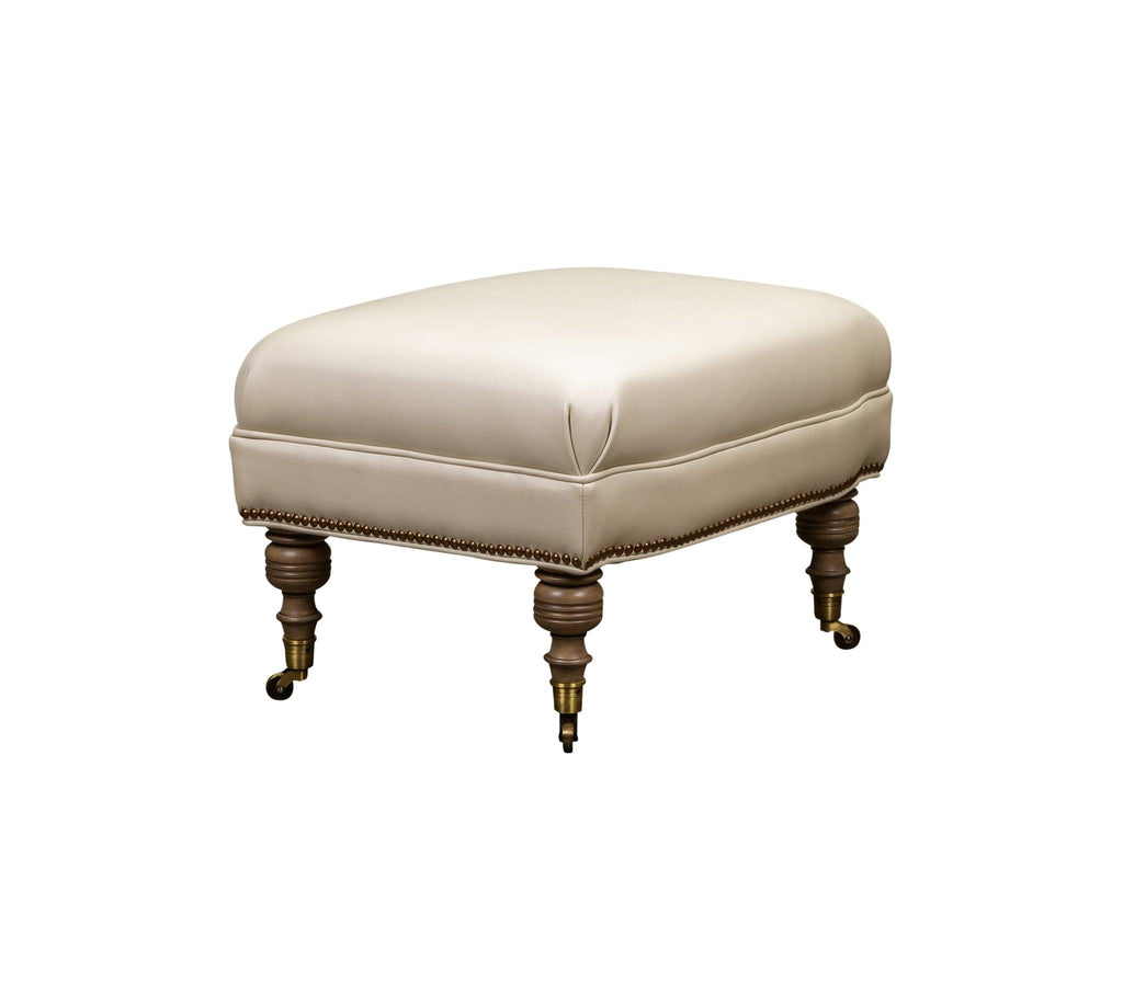 Olivia & Quinn Corrine Ottoman in Ashland Pearl