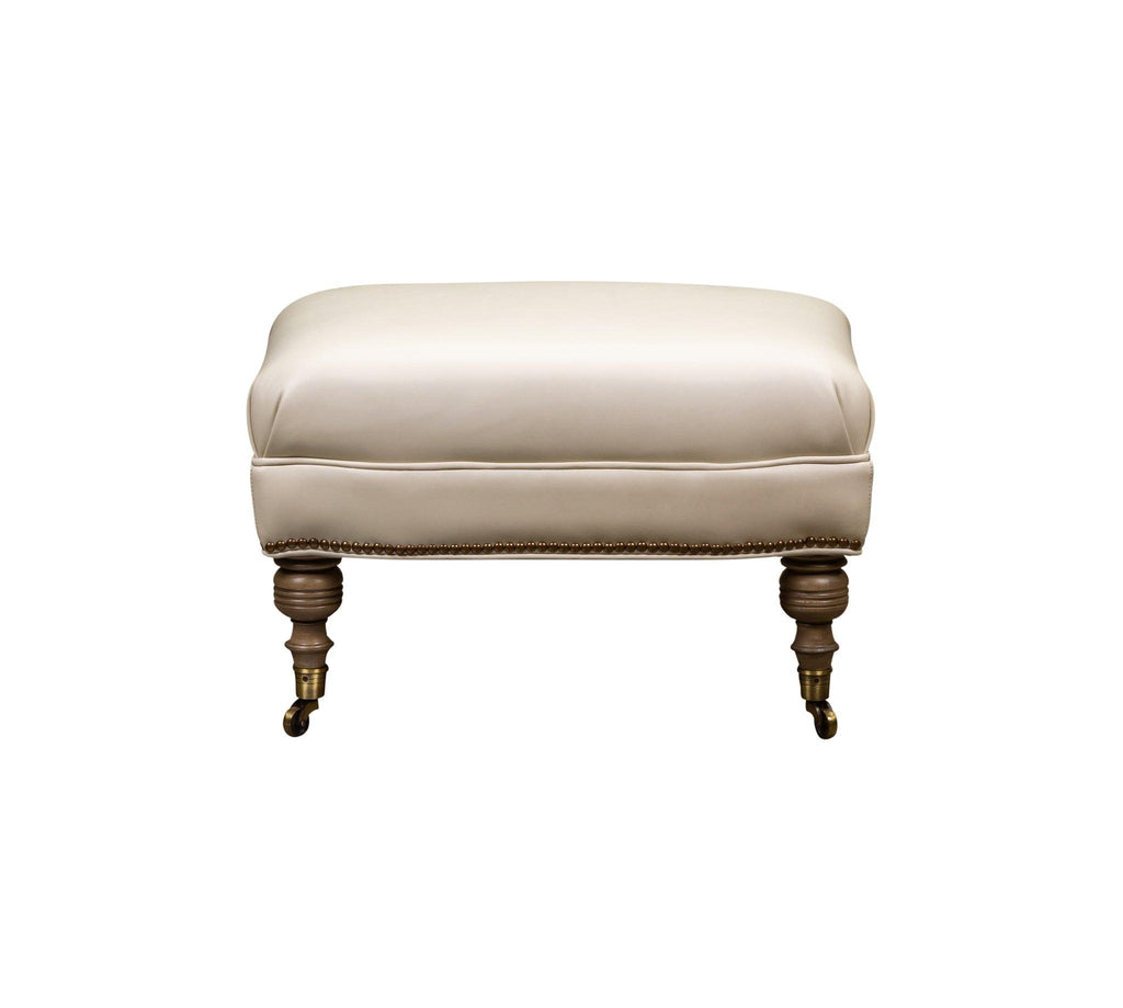 Olivia & Quinn Corrine Ottoman in Ashland Pearl